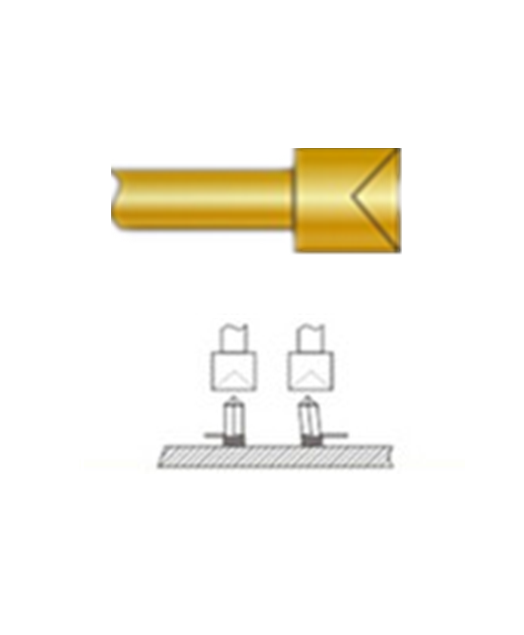 杯頭探針、探針用法圖、探針原理圖、測(cè)試探針圖片