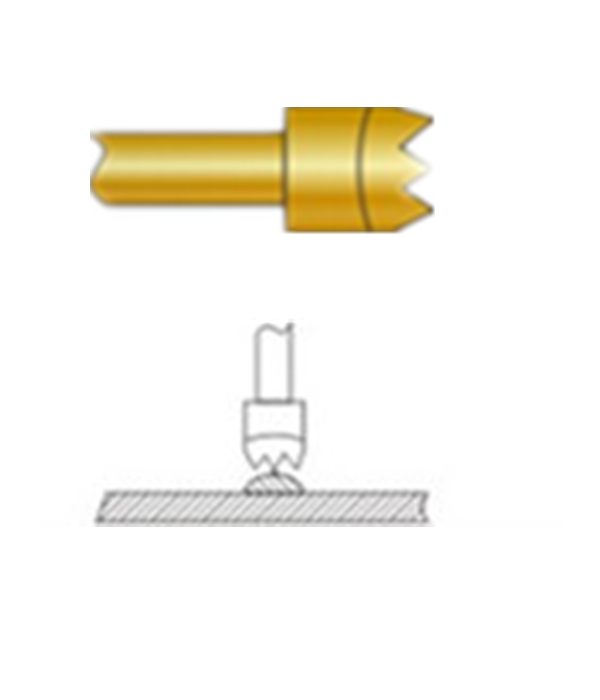 梅花頭探針、探針用法圖、探針原理圖、測(cè)試探針圖片