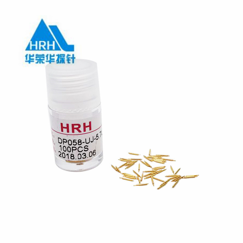 058雙頭探針尺寸、BGA雙頭探針、兩頭帶彈簧探針、雙頭測(cè)試探針圖片