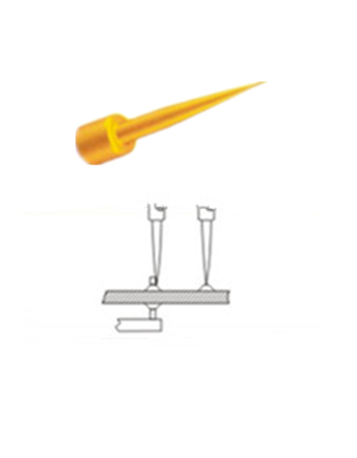 探針頭型、測試探針探針頭、探針頭部形狀、頂針頭