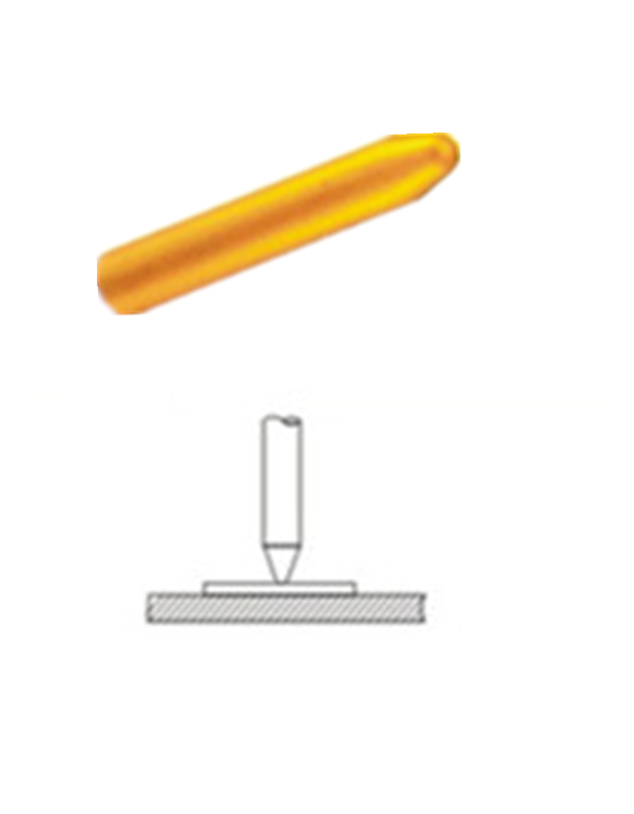 探針頭型、測試探針探針頭、探針頭部形狀、頂針頭