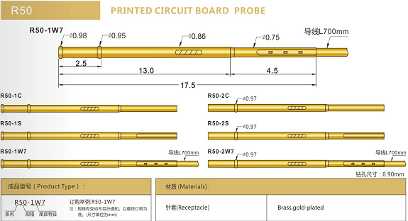 R50測(cè)試探針套管選型、R50探針套管規(guī)格型號(hào)、探針套管廠家
