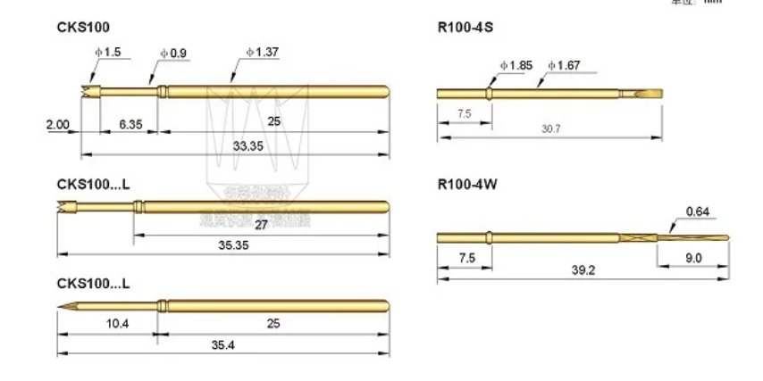 華榮華探針SP-100系列測試針 alt=